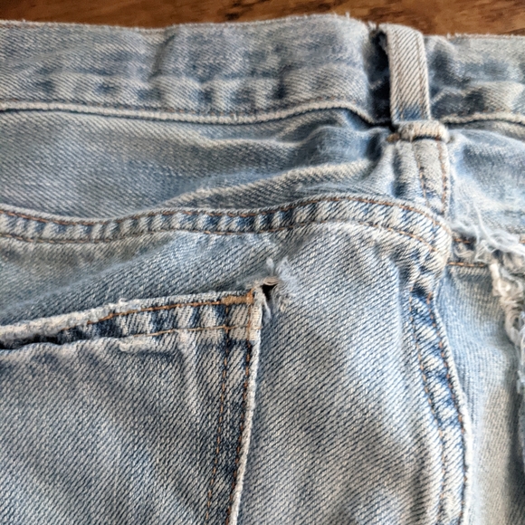 American Eagle Outfitters low rise straight leg jeans Size 26/28 - Picture 6 of 10